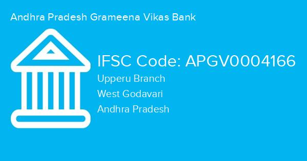 Andhra Pradesh Grameena Vikas Bank, Upperu Branch IFSC Code - APGV0004166