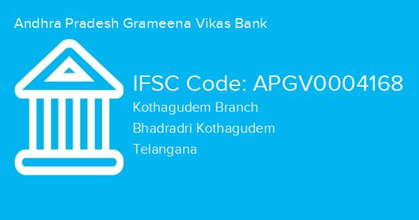 Andhra Pradesh Grameena Vikas Bank, Kothagudem Branch IFSC Code - APGV0004168