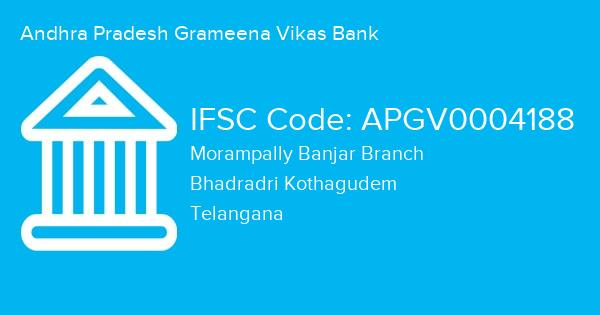 Andhra Pradesh Grameena Vikas Bank, Morampally Banjar Branch IFSC Code - APGV0004188
