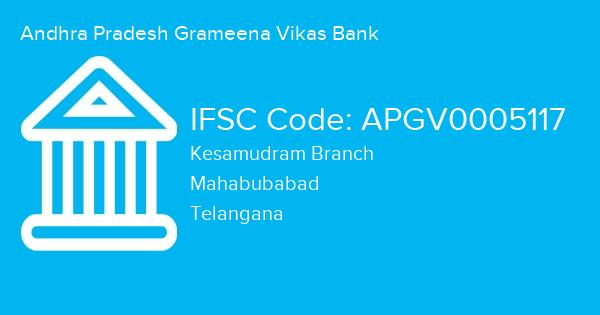 Andhra Pradesh Grameena Vikas Bank, Kesamudram Branch IFSC Code - APGV0005117