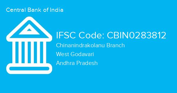 Central Bank of India, Chinanindrakolanu Branch IFSC Code - CBIN0283812