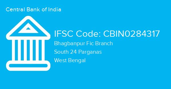 Central Bank of India, Bhagbanpur Fic Branch IFSC Code - CBIN0284317