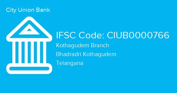 City Union Bank, Kothagudem Branch IFSC Code - CIUB0000766