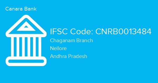 Canara Bank, Chaganam Branch IFSC Code - CNRB0013484