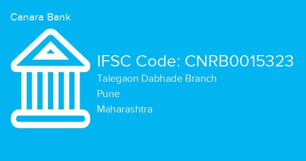 Canara Bank, Talegaon Dabhade Branch IFSC Code - CNRB0015323