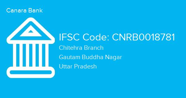Canara Bank, Chitehra Branch IFSC Code - CNRB0018781