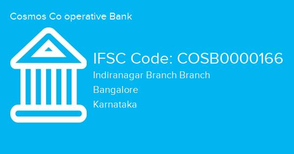 Cosmos Co operative Bank, Indiranagar Branch Branch IFSC Code - COSB0000166