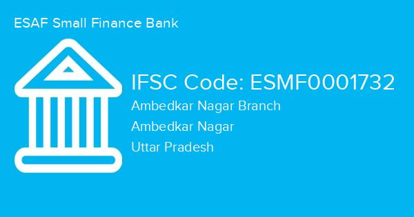 ESAF Small Finance Bank, Ambedkar Nagar Branch IFSC Code - ESMF0001732