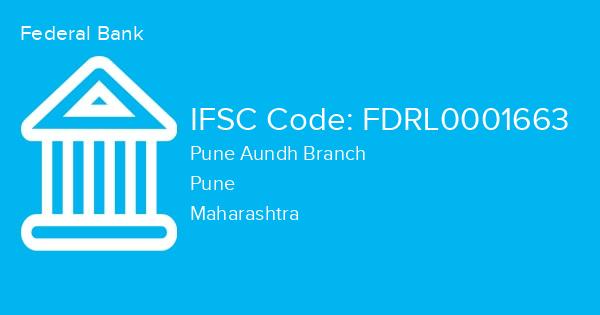 Federal Bank, Pune Aundh Branch IFSC Code - FDRL0001663
