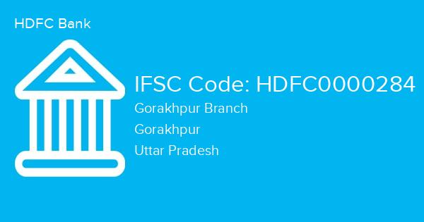 HDFC Bank, Gorakhpur Branch IFSC Code - HDFC0000284