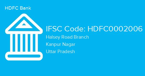 HDFC Bank, Halsey Road Branch IFSC Code - HDFC0002006