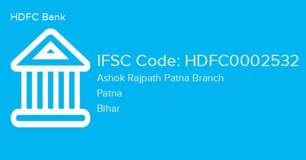 HDFC Bank, Ashok Rajpath Patna Branch IFSC Code - HDFC0002532
