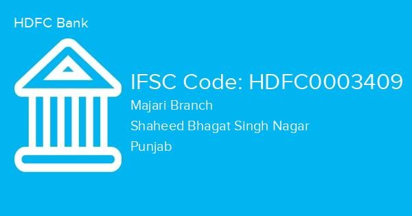HDFC Bank, Majari Branch IFSC Code - HDFC0003409