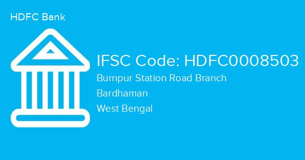HDFC Bank, Burnpur Station Road Branch IFSC Code - HDFC0008503