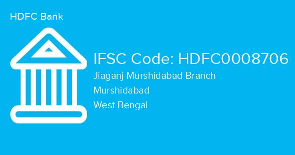 HDFC Bank, Jiaganj Murshidabad Branch IFSC Code - HDFC0008706