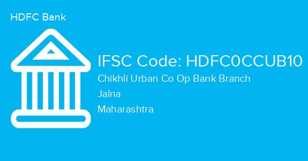 HDFC Bank, Chikhli Urban Co Op Bank Branch IFSC Code - HDFC0CCUB10