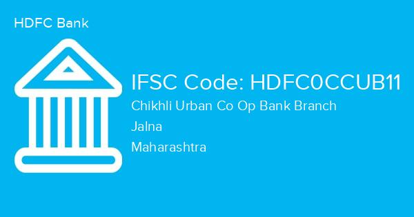 HDFC Bank, Chikhli Urban Co Op Bank Branch IFSC Code - HDFC0CCUB11