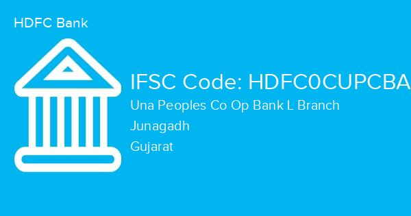 HDFC Bank, Una Peoples Co Op Bank L Branch IFSC Code - HDFC0CUPCBA