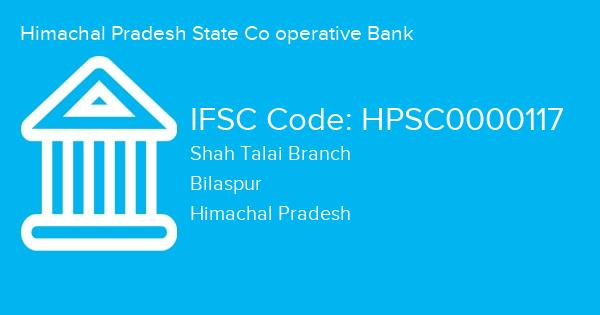 Himachal Pradesh State Co operative Bank, Shah Talai Branch IFSC Code - HPSC0000117
