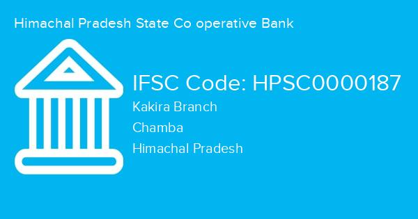 Himachal Pradesh State Co operative Bank, Kakira Branch IFSC Code - HPSC0000187
