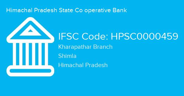 Himachal Pradesh State Co operative Bank, Kharapathar Branch IFSC Code - HPSC0000459
