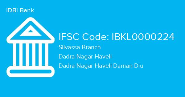 IDBI Bank, Silvassa Branch IFSC Code - IBKL0000224
