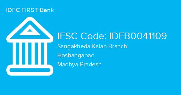 IDFC FIRST Bank, Sangakheda Kalan Branch IFSC Code - IDFB0041109