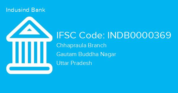 Indusind Bank, Chhapraula Branch IFSC Code - INDB0000369