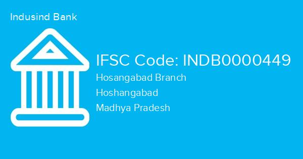 Indusind Bank, Hosangabad Branch IFSC Code - INDB0000449