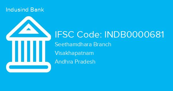 Indusind Bank, Seethamdhara Branch IFSC Code - INDB0000681