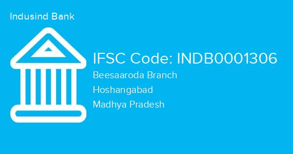 Indusind Bank, Beesaaroda Branch IFSC Code - INDB0001306