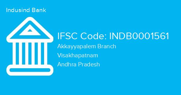 Indusind Bank, Akkayyapalem Branch IFSC Code - INDB0001561