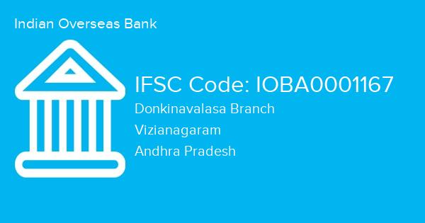 Indian Overseas Bank, Donkinavalasa Branch IFSC Code - IOBA0001167