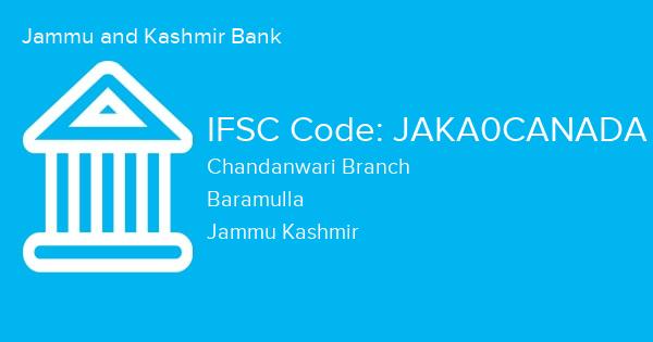 Jammu and Kashmir Bank, Chandanwari Branch IFSC Code - JAKA0CANADA