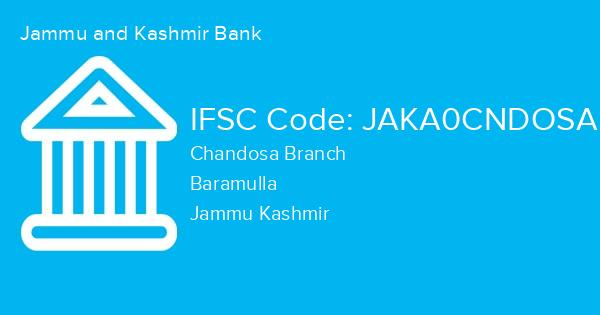Jammu and Kashmir Bank, Chandosa Branch IFSC Code - JAKA0CNDOSA