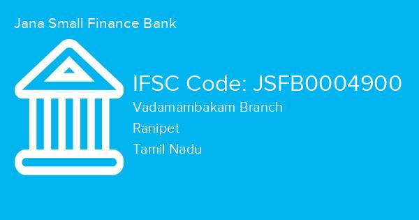 Jana Small Finance Bank, Vadamambakam Branch IFSC Code - JSFB0004900