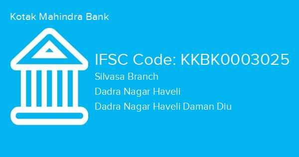 Kotak Mahindra Bank, Silvasa Branch IFSC Code - KKBK0003025