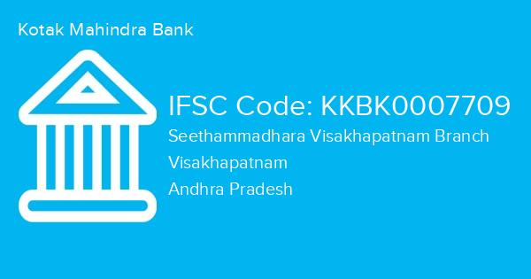 Kotak Mahindra Bank, Seethammadhara Visakhapatnam Branch IFSC Code - KKBK0007709