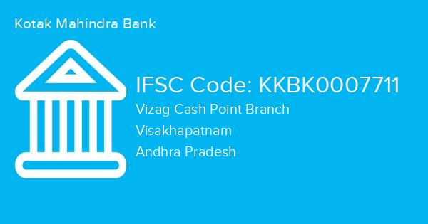 Kotak Mahindra Bank, Vizag Cash Point Branch IFSC Code - KKBK0007711