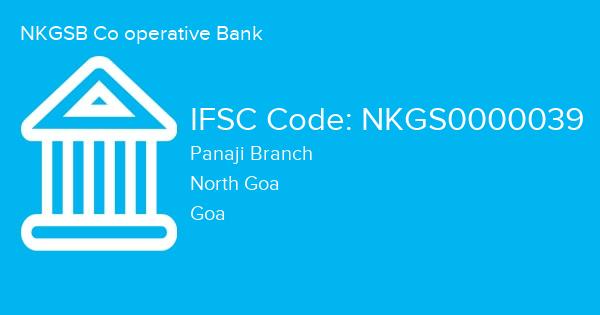 NKGSB Co operative Bank, Panaji Branch IFSC Code - NKGS0000039