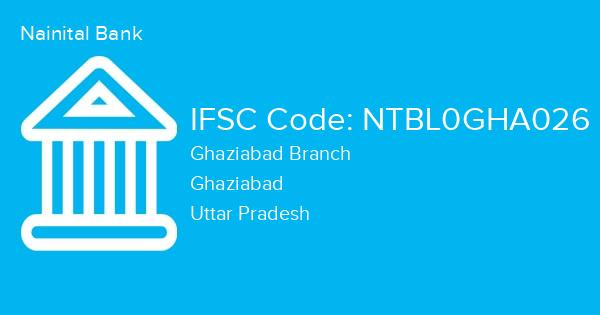 Nainital Bank, Ghaziabad Branch IFSC Code - NTBL0GHA026