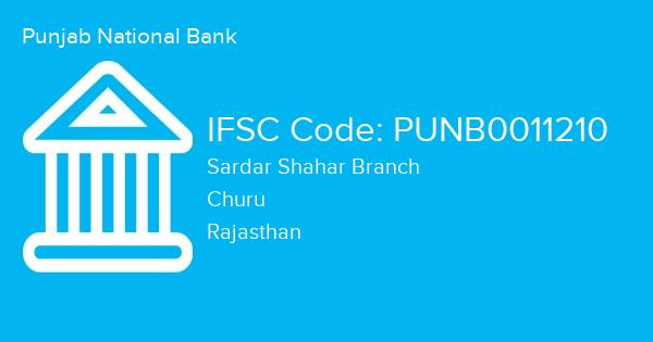 Punjab National Bank, Sardar Shahar Branch IFSC Code - PUNB0011210