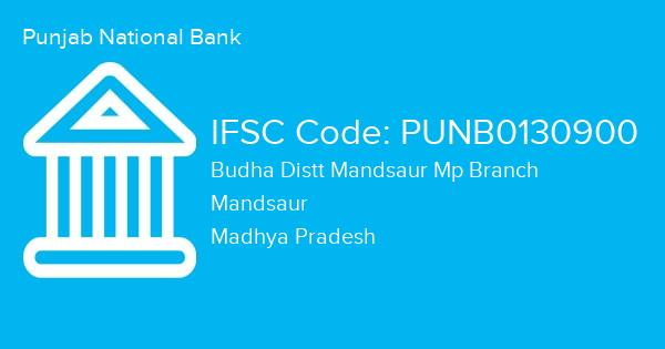 Punjab National Bank, Budha Distt Mandsaur Mp Branch IFSC Code - PUNB0130900
