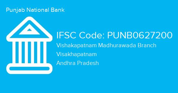 Punjab National Bank, Vishakapatnam Madhurawada Branch IFSC Code - PUNB0627200