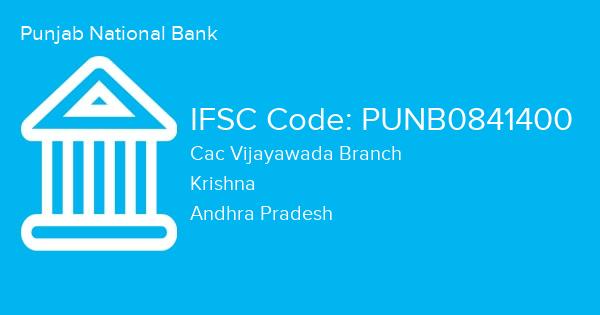 Punjab National Bank, Cac Vijayawada Branch IFSC Code - PUNB0841400