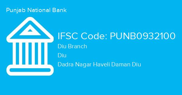 Punjab National Bank, Diu Branch IFSC Code - PUNB0932100