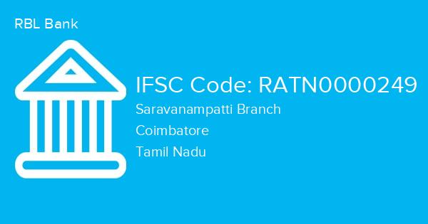 RBL Bank, Saravanampatti Branch IFSC Code - RATN0000249
