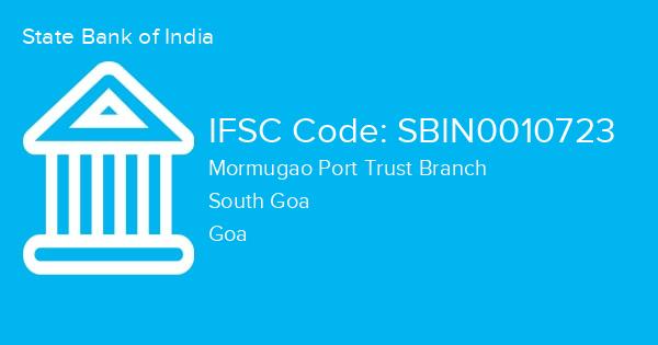 State Bank of India, Mormugao Port Trust Branch IFSC Code - SBIN0010723