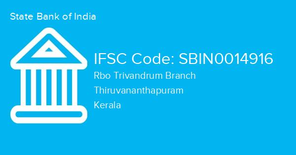 State Bank of India, Rbo Trivandrum Branch IFSC Code - SBIN0014916