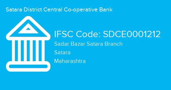 Satara District Central Co-operative Bank, Sadar Bazar Satara Branch IFSC Code - SDCE0001212